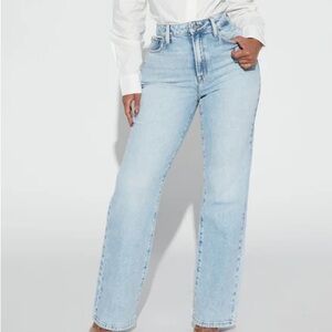 BRAND NEW: High rise low stretch straight-leg jeans